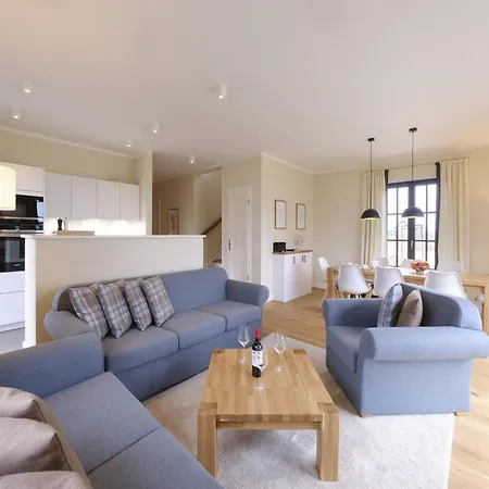 Reetland Am - Luxus Reetdachvilla Mit 3 Schlafzimmern, Sauna Und Kamin G06 درانسكي